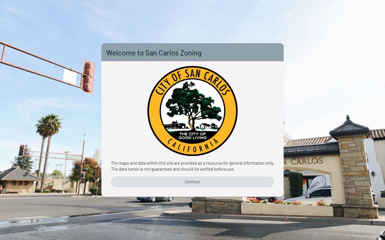San Carlos people search zoning map gateway for address and APN records